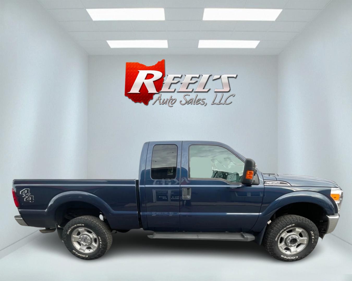 2015 Blue /Gray Ford F-350 SD XLT SuperCab Long Bed 4WD (1FT8X3B68FE) with an 6.2L V8 OHV 16V engine, 6-Speed Automatic transmission, located at 11115 Chardon Rd. , Chardon, OH, 44024, (440) 214-9705, 41.580246, -81.241943 - Photo#6